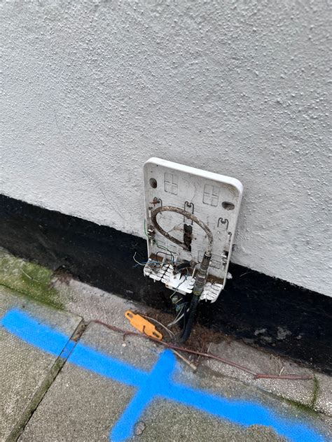 virgin media damaged junction box|virgin junction box damaged.